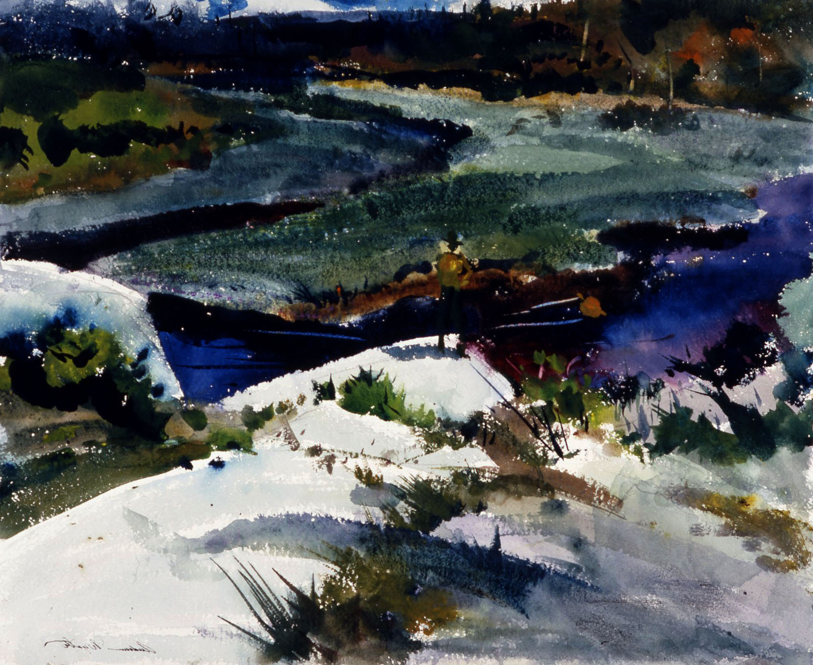 Andrew Wyeth, Back Country Stream, 1939