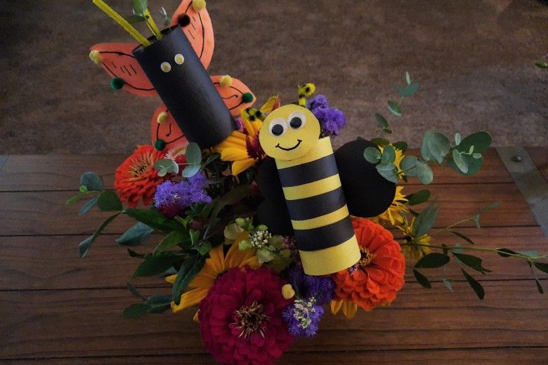 Butterfly and Bee Craft