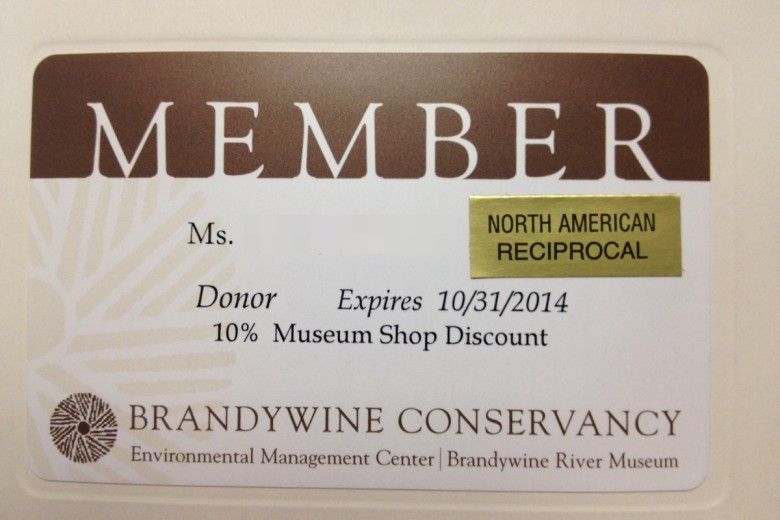 A Membership with Benefits!  Brandywine Conservancy and Museum of Art