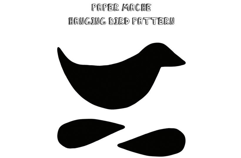 Papier-Mâché Hanging Bird Project