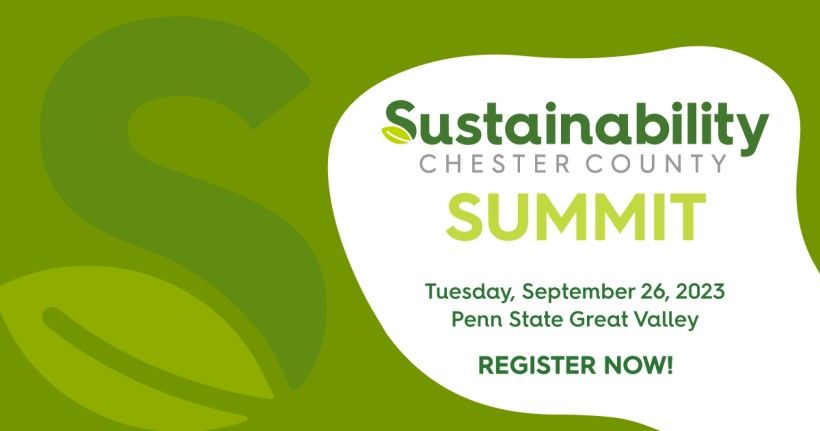 Chester County Sustainability Summit event graphic