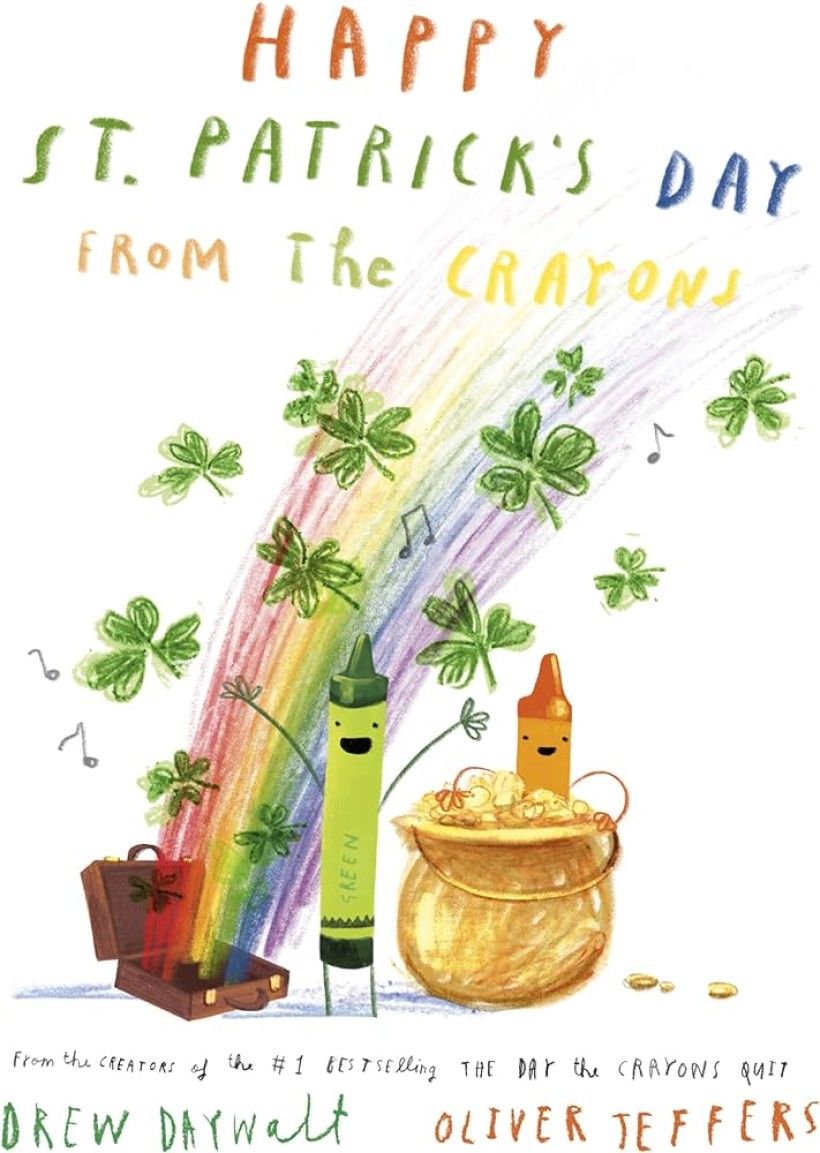 Cover art for “Happy St. Patrick's Day from the Crayons” by Drew Daywalt