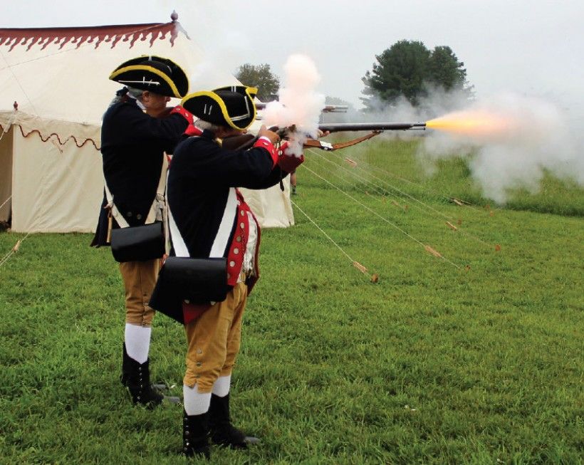 revolutionary war reenactors