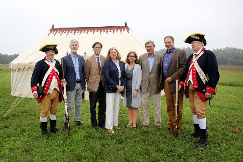 Brandywine staff and associates at the dedication ceremony