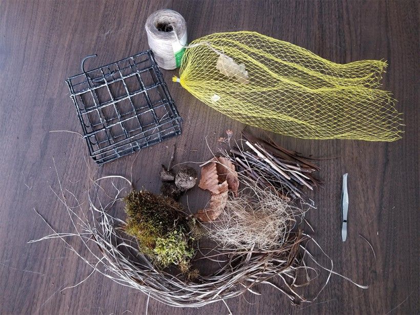 DIY Bird Shop: Nesting Materials