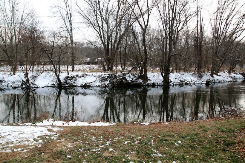 brandywine river in winter