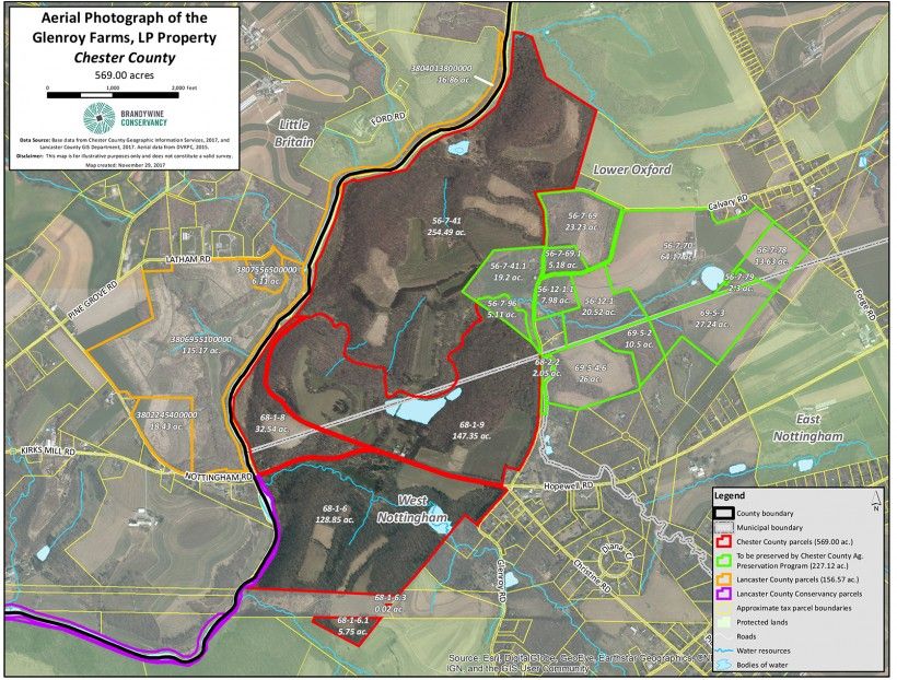 Glenroy Farms map of lands