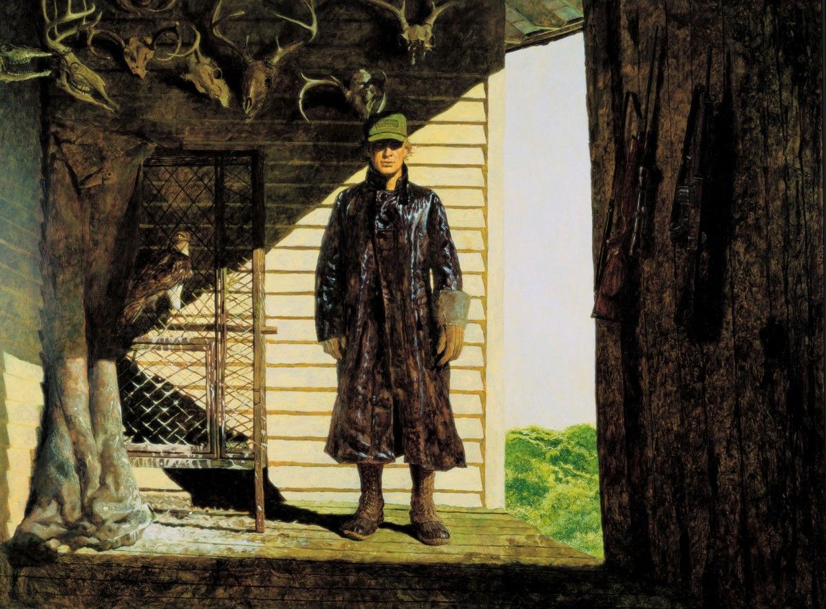 Jamie Wyeth Unsettled Brandywine Conservancy And Museum Of Art   Jw Unsettled Bean Boots 