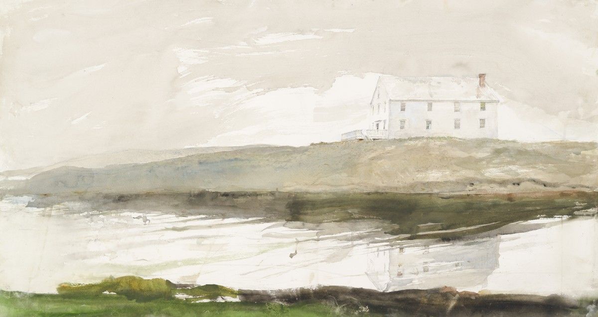 Andrew Wyeth, Goodbye Study, 2008, watercolor and pencil