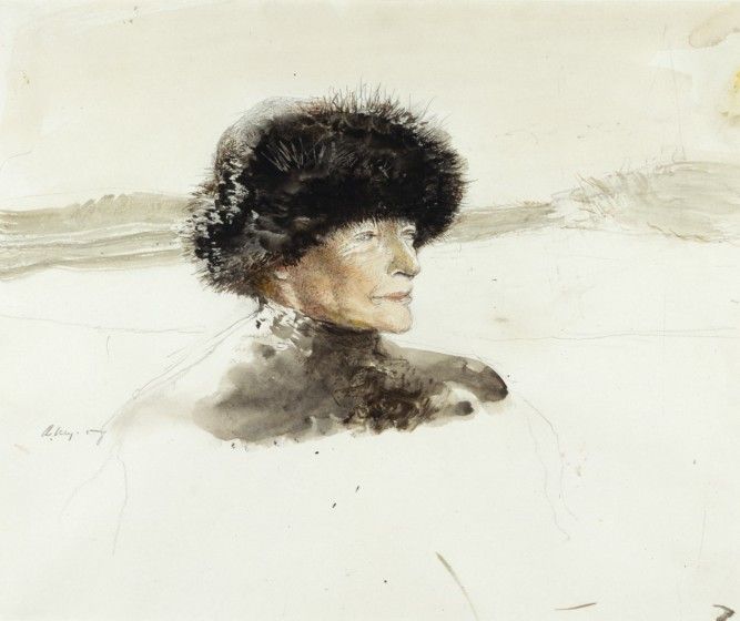 Andrew Wyeth (1917–2009), Tundra Study, 1993, watercolor. Collection of the Wyeth Foundation for American Art B3194. © 2025 Wyeth Foundation for American Art/Artists Rights Society (ARS)